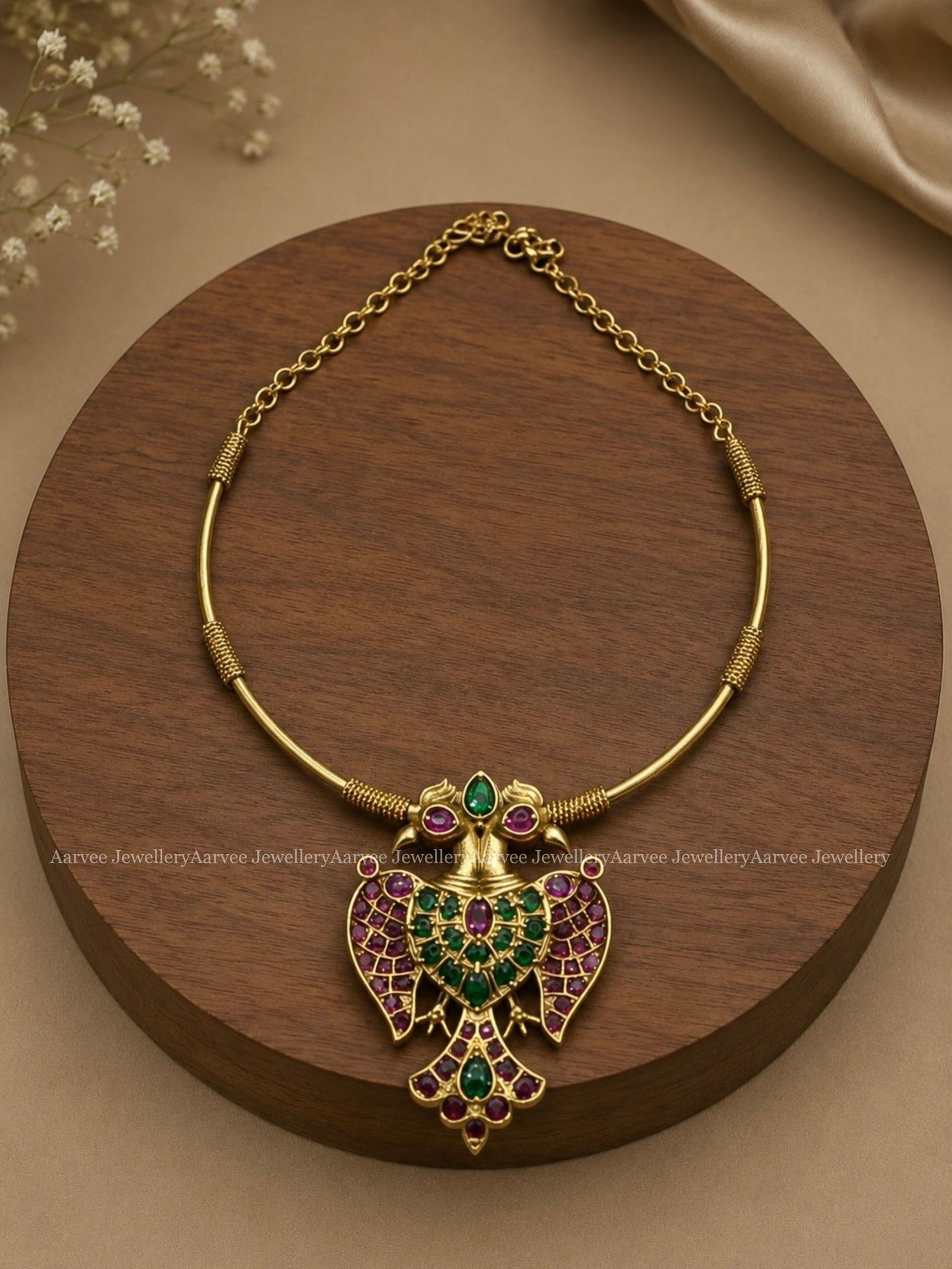 HASLI NECKLACE WITH GANDA BERUNDA PENDANT