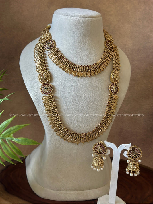 COMBO - KEMP COIN NECKLACE & MID LENGTH CHAIN SET