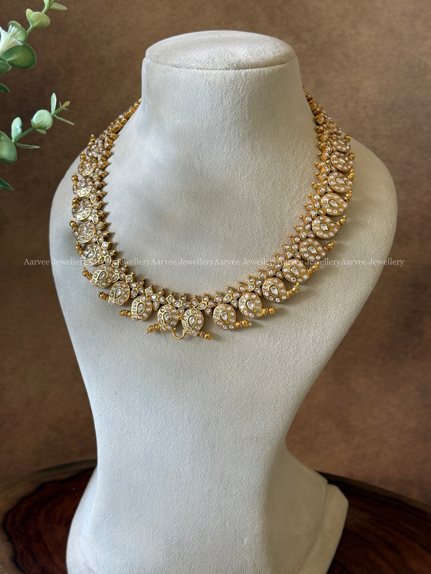 JADAU KUNDAN REVERSIBLE 6 IN 1 NECKLACE WITH PASTEL BEADS