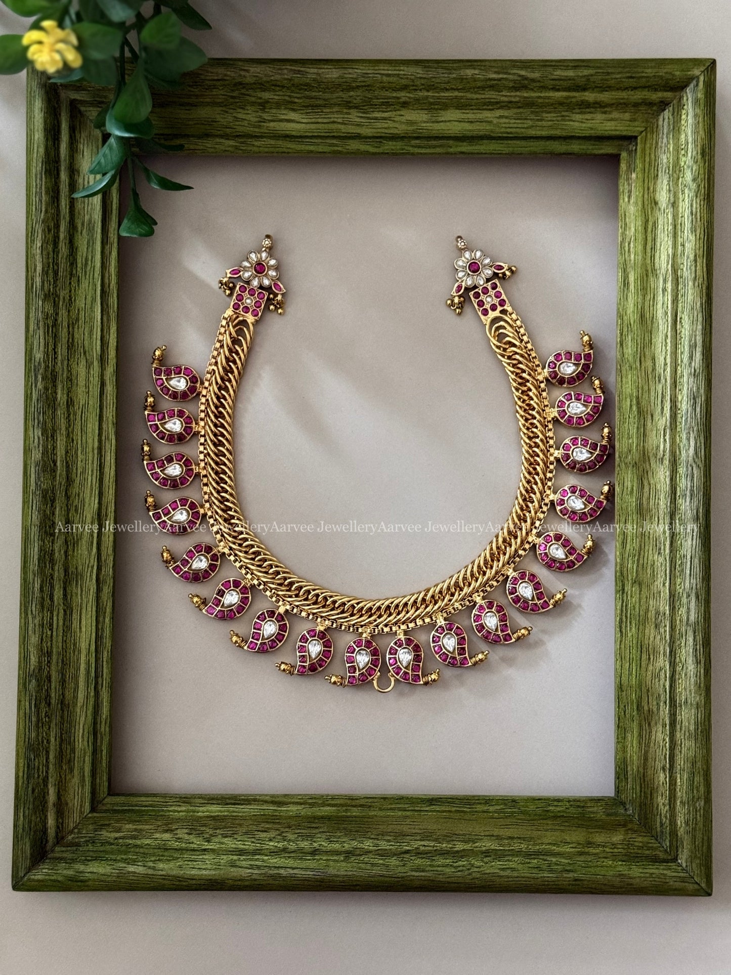 JADAU KUNDAN JALEBI REVESIBILE 6 IN 1 NECKLACE