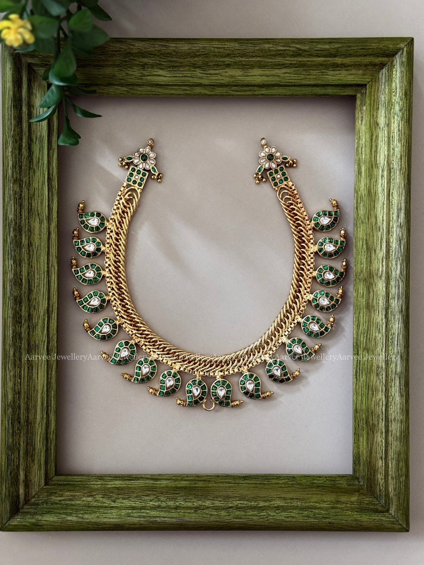JADAU KUNDAN JALEBI REVESIBILE 6 IN 1 NECKLACE