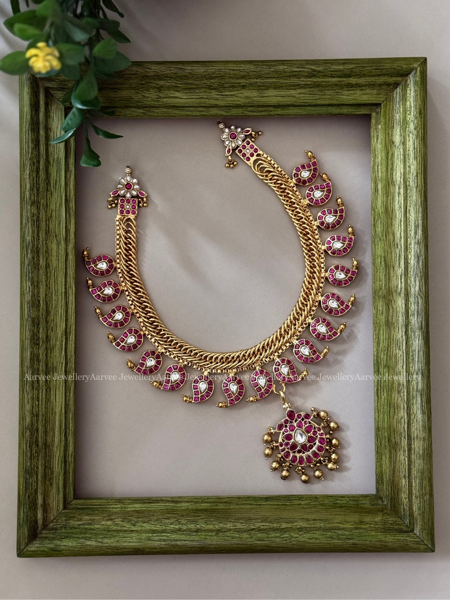 JADAU KUNDAN JALEBI REVESIBILE 6 IN 1 NECKLACE