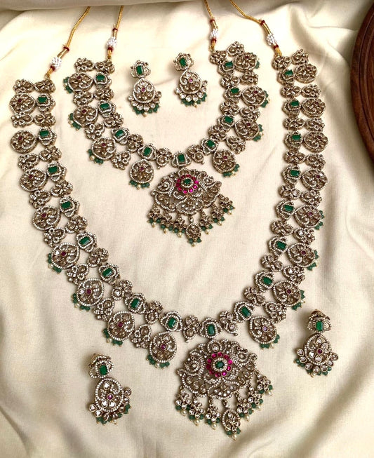 VICTORIAN BRIDAL JEWELLERY— NECKLACE & HARAM SET