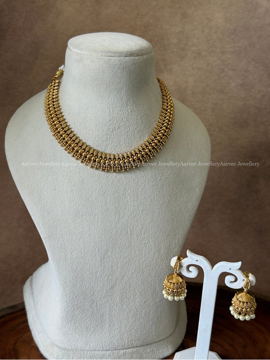FULL GOLD NECKLACE SET 