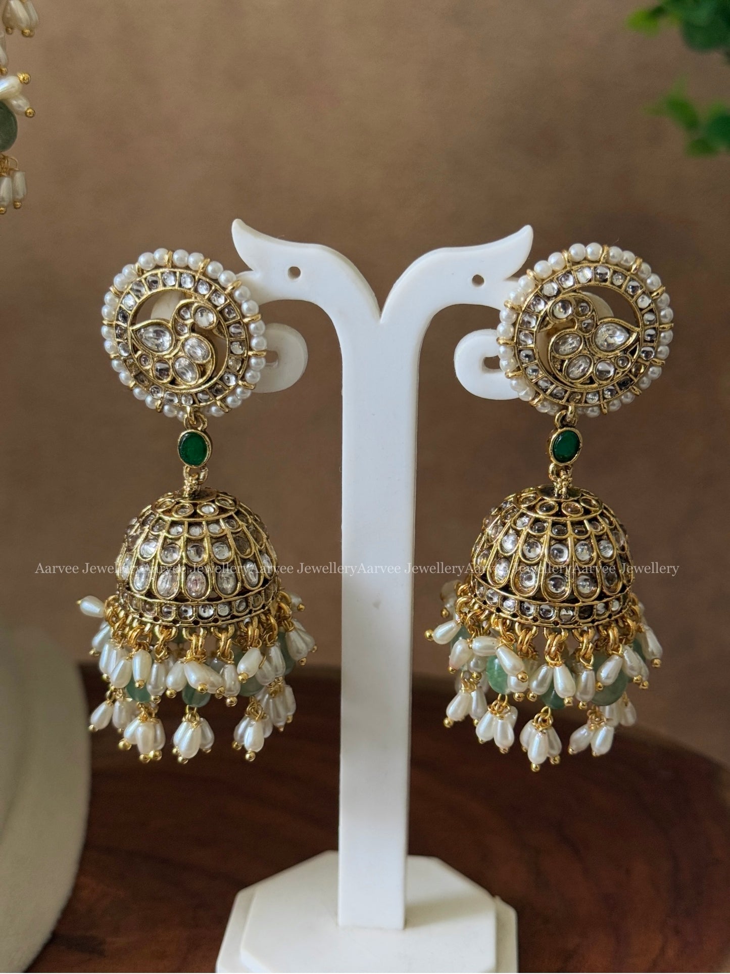 COMBO - HIGH QUALITY WHITE KUNDAN STONE MULTI PENDANT CHOKER WITH GUTTA PUSALU HARAM SET WITH PASTEL BEADS