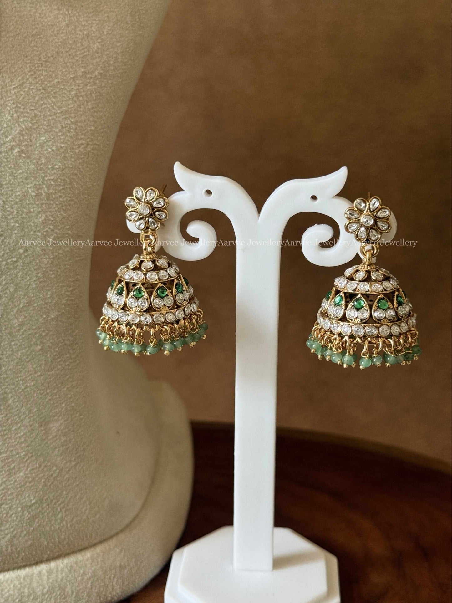 PREMIUM ANTIQUE COIN NECKLACE SET WITH KUNDAN WHITE STONES MULTI PENDANT AND PASTEL BEADS